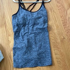 Gray gym tank!